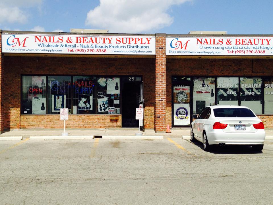 Cm Nails & Beauty Supply | 1105 Queensway East #25-#26, Mississauga, ON L4Y 4C1, Canada | Phone: (905) 290-8368