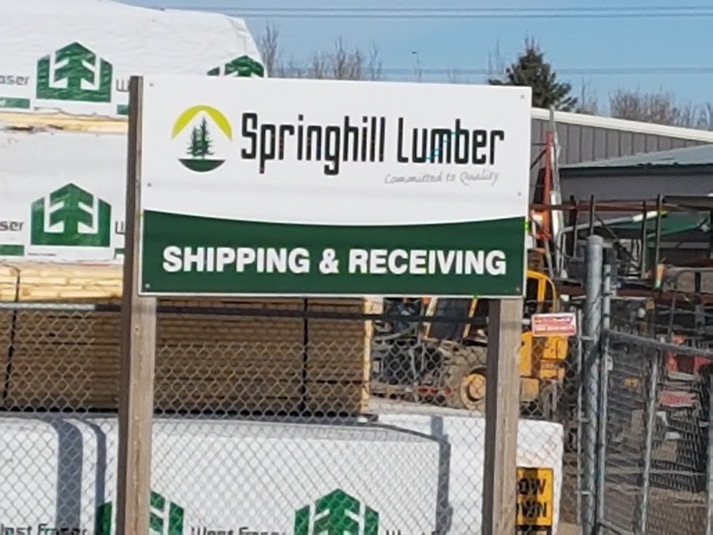 Springhill Lumber Wholesale Ltd | 1820 De Vries Ave, Winnipeg, MB R2G 3S8, Canada | Phone: (204) 661-1055