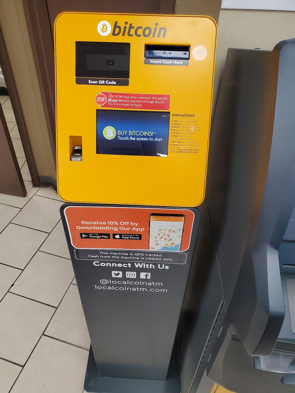 Localcoin Bitcoin ATM - Krystal Klear Esso | 3009 Pembina Hwy, Winnipeg, MB R3T 2H5, Canada | Phone: (877) 412-2646