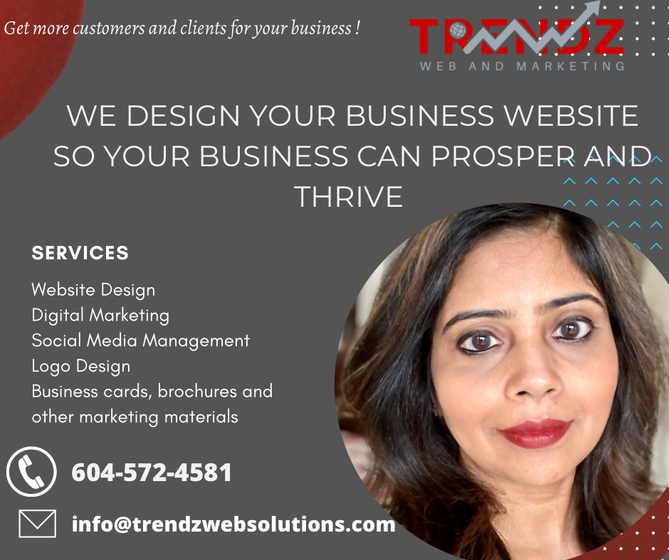 Trendz Web and Marketing | 6881 144a St, Surrey, BC V3S 2X8, Canada | Phone: (604) 572-4581