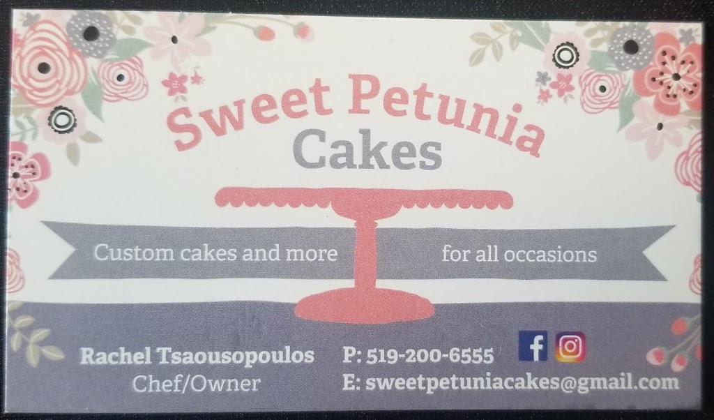 Sweet Petunia Cakes | Terry Fox Crt, Mount Brydges, ON N0L 1W0, Canada | Phone: (519) 200-6555