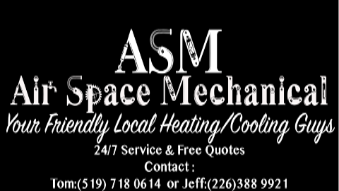 Air Space Mechanical | 1 main st, Waterford, ON N0E 1Y0, Canada | Phone: (226) 388-9921