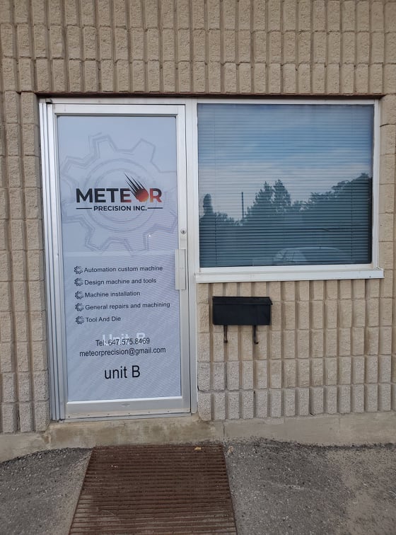 Meteor Precision Inc. | 740 Weller Ct Unit B, Oakville, ON L6K 3S9, Canada | Phone: (647) 575-8469