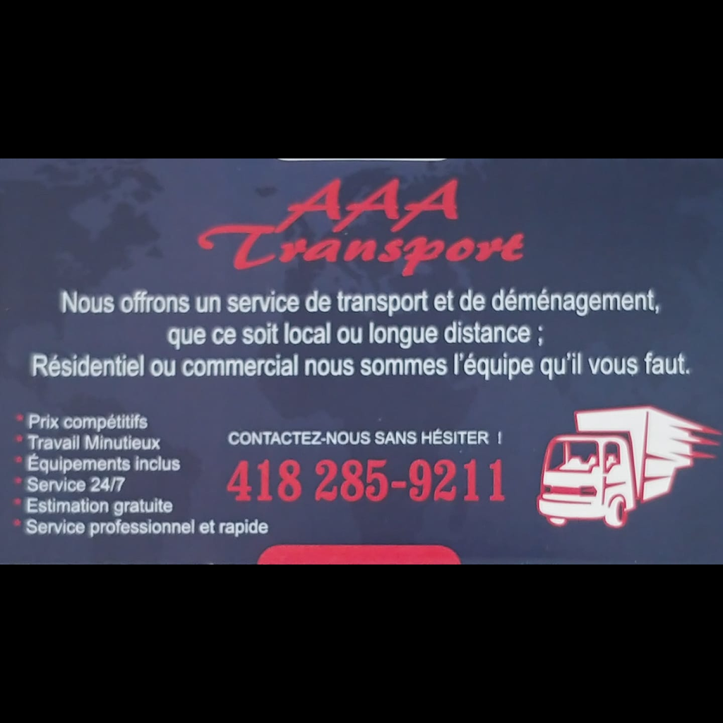 AAA Transport | 250 Rue de lAnse, Cap-Santé, QC G0A 1L0, Canada | Phone: (418) 285-9211