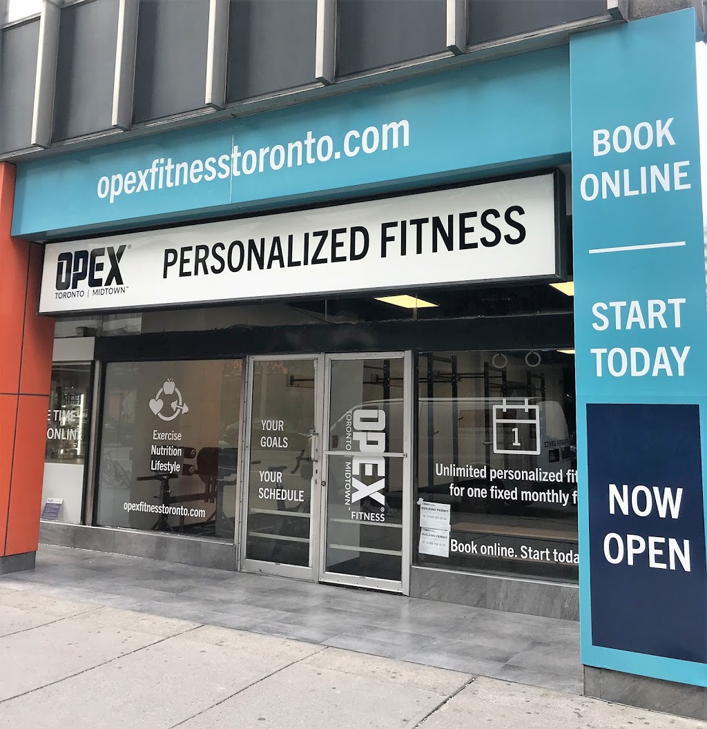 OPEX Fitness Toronto Midtown | Street Level, 120 Eglinton Ave E, Toronto, ON M4P 1E2, Canada | Phone: (437) 995-1206