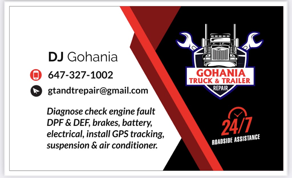 Gohania Truck & Trailer Repair | 33 Bevington Rd, Brampton, ON L7A 0S1, Canada | Phone: (647) 327-1002