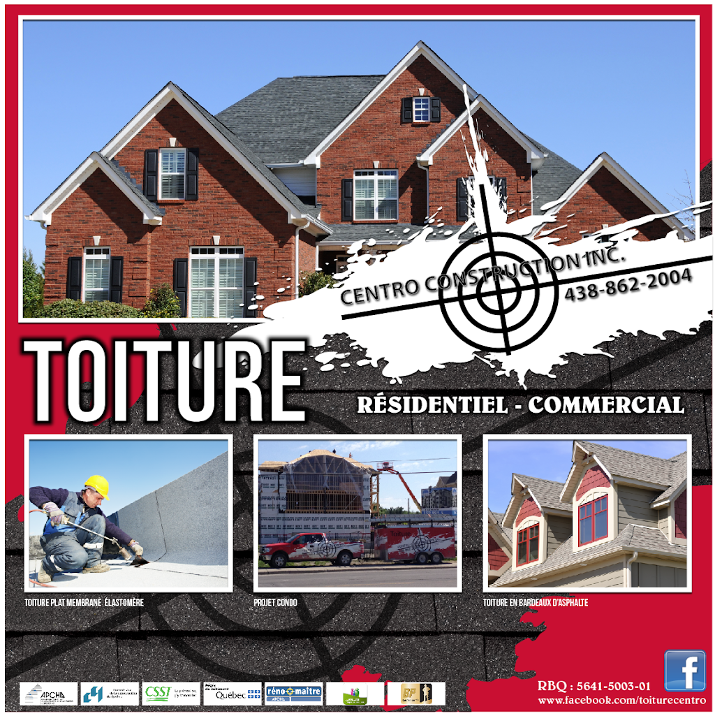 Toiture Centro Construction | 161 Rue Kim, Sainte-Sophie, QC J5J 2T8, Canada | Phone: (438) 862-2004