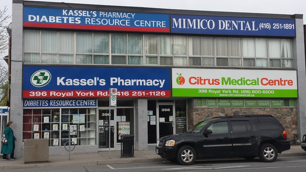 Kassels Pharmacy | 396 Royal York Rd, Etobicoke, ON M8Y 2R5, Canada | Phone: (416) 251-1126