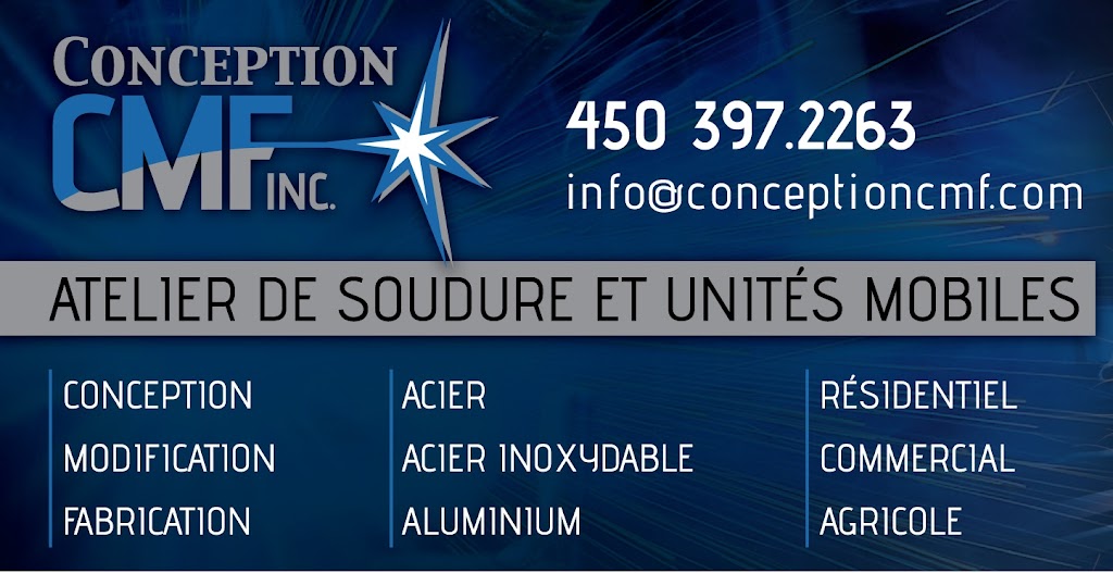 Conception CMF | 131 Rue Principale, Saint-Esprit, QC J0K 2L0, Canada | Phone: (450) 397-2263