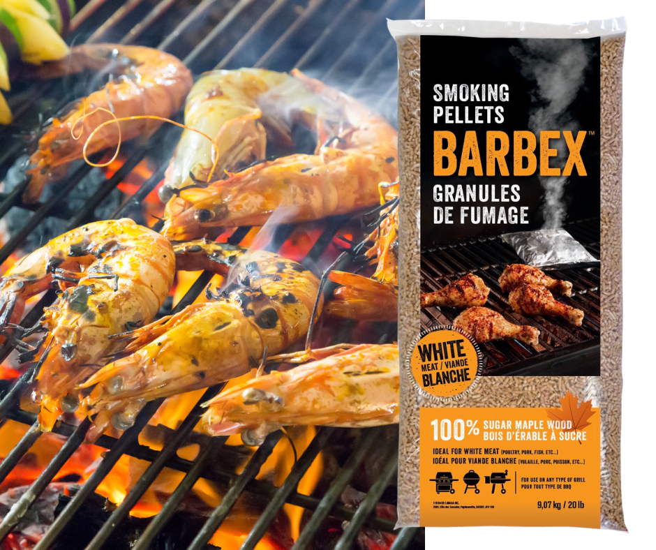 BARBEX Smoking pellets / Granules de fumage BBQ | 2099 Côte des Cascades, Papineauville, QC J0V 1R0, Canada | Phone: (819) 427-5105