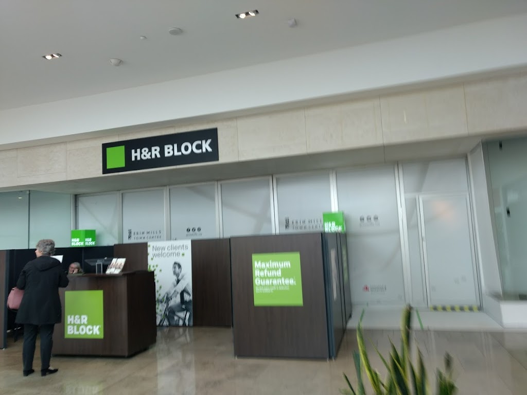 H&R Block | 5100 Erin Mills Pkwy, Mississauga, ON L5M 4Z5, Canada | Phone: (905) 607-4343