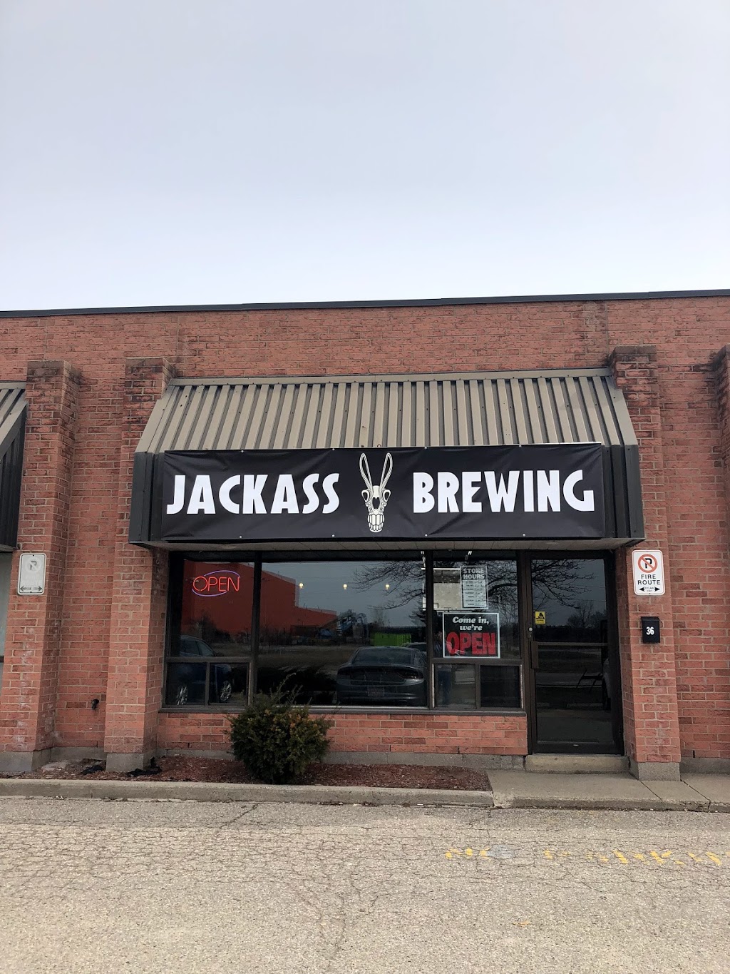 Jackass Brewing | 100 Sheldon Dr, Cambridge, ON N1R 7S7, Canada | Phone: (519) 624-9423