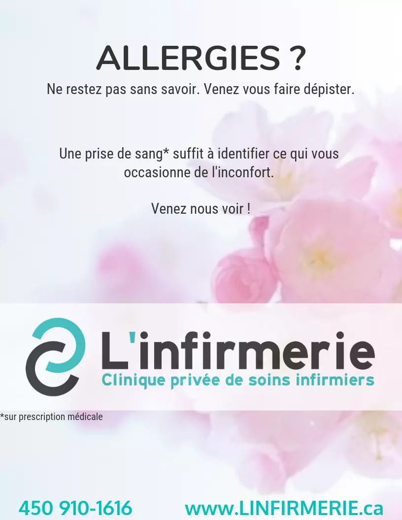 Linfirmerie - Clinique privée de soins infirmiers | 379 A Boulevard Cartier O, Laval, QC H7N 2K3, Canada | Phone: (450) 910-1616