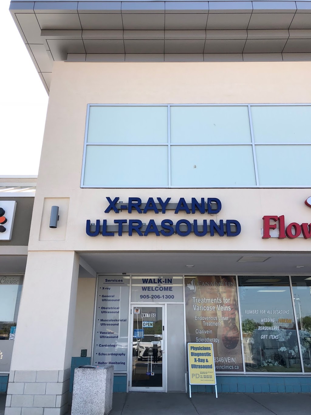 Physicians Diagnostic X-Ray & Ultrasound Services | 660 Eglinton Ave W unit 5c, Mississauga, ON L5R 3V2, Canada | Phone: (905) 206-1300