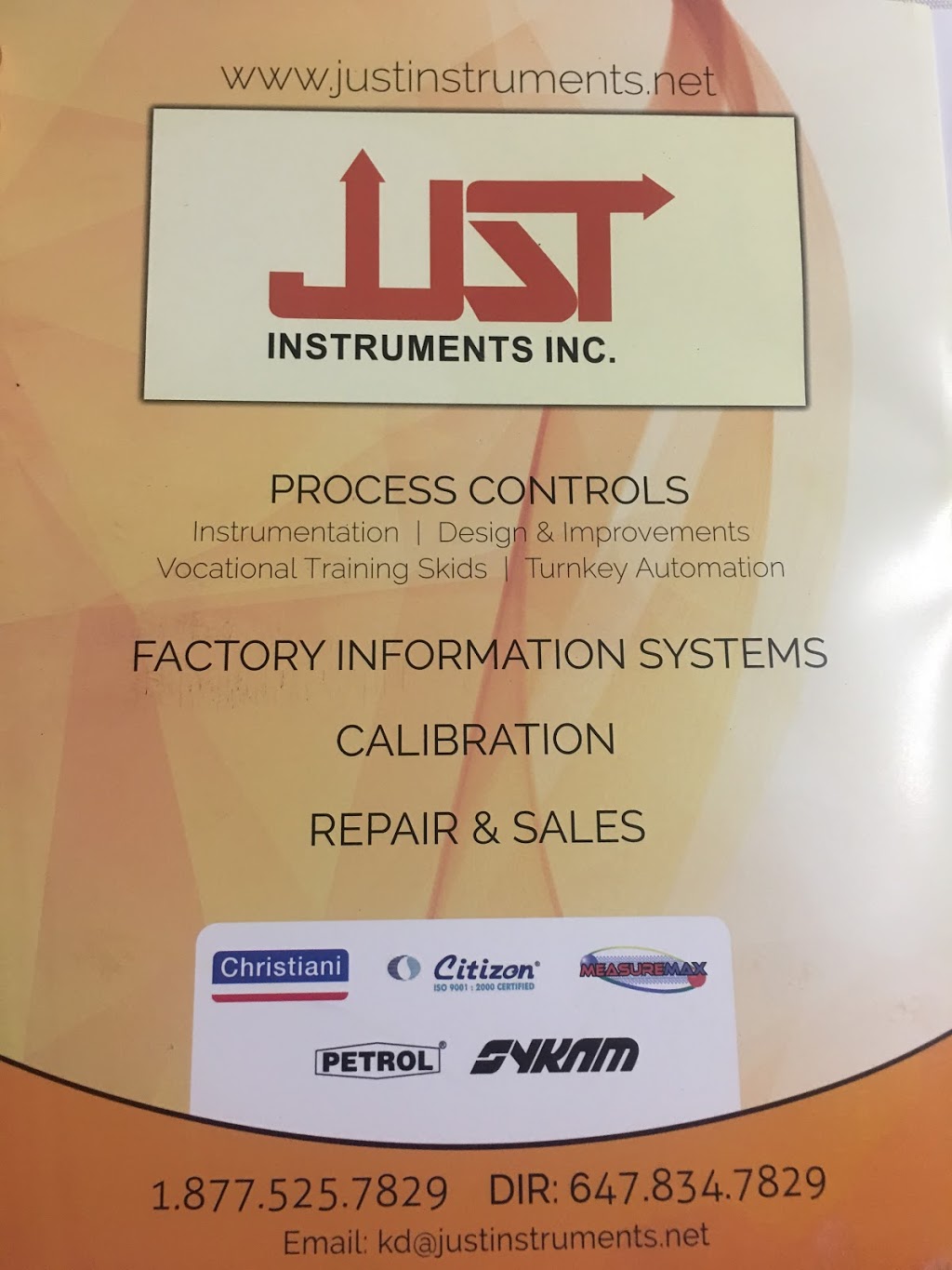 Just Instruments Inc. - Calibration Services | 173 Advance Blvd Unit 49, Brampton, ON L6T 4Z7, Canada | Phone: (647) 834-7829