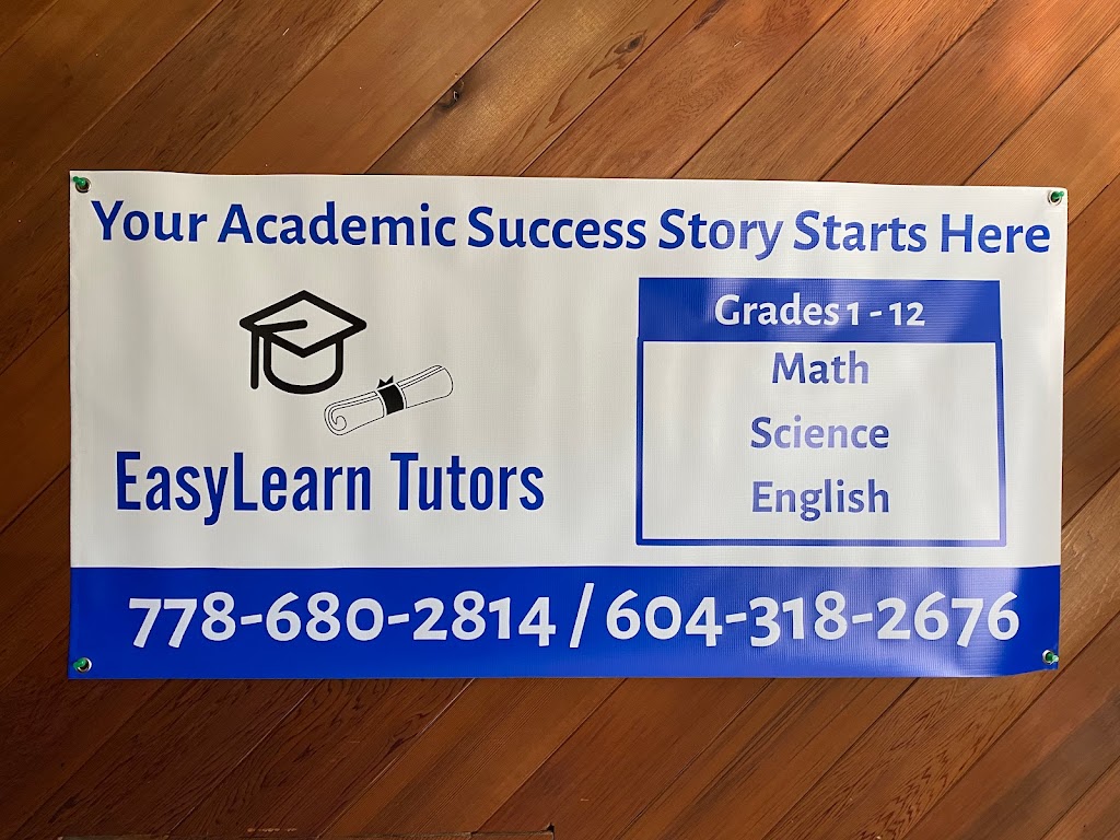 EasyLearn Tutors | 14745 69 Ave, Surrey, BC V3S 2C5, Canada | Phone: (778) 680-2814