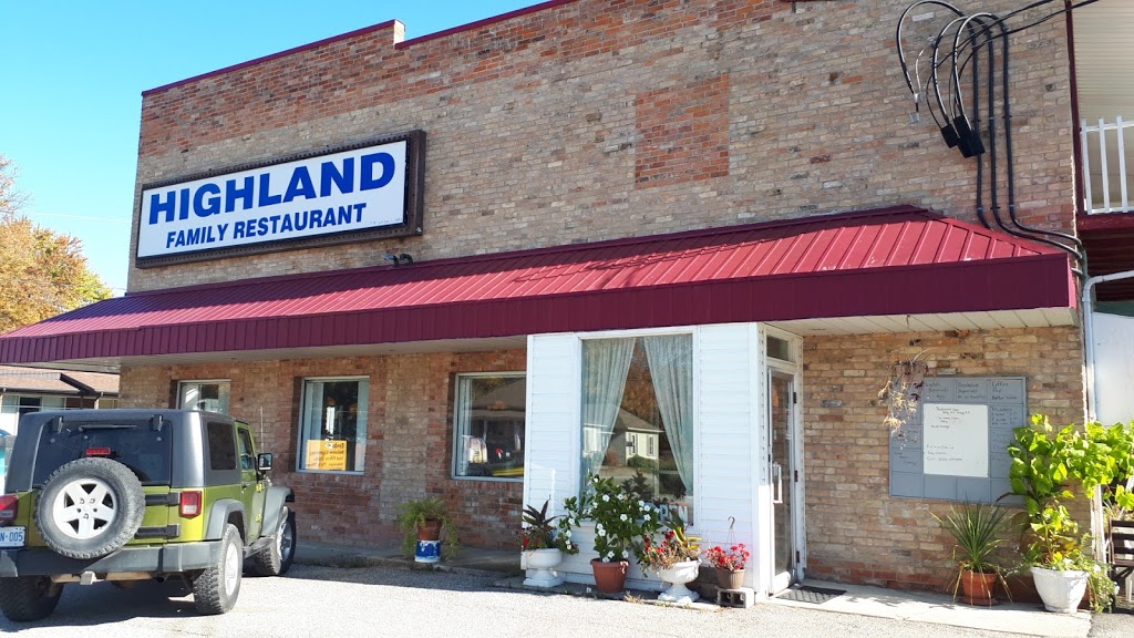 Highland Restaurant | 103 Commissioner St, Embro, ON N0J 1J0, Canada | Phone: (519) 475-0549