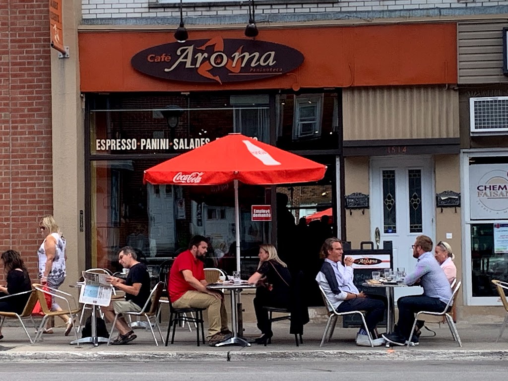 Cafe Aroma Paninoteca | 1520 Rue Fleury E, Montréal, QC H2C 1S5, Canada | Phone: (514) 387-0841