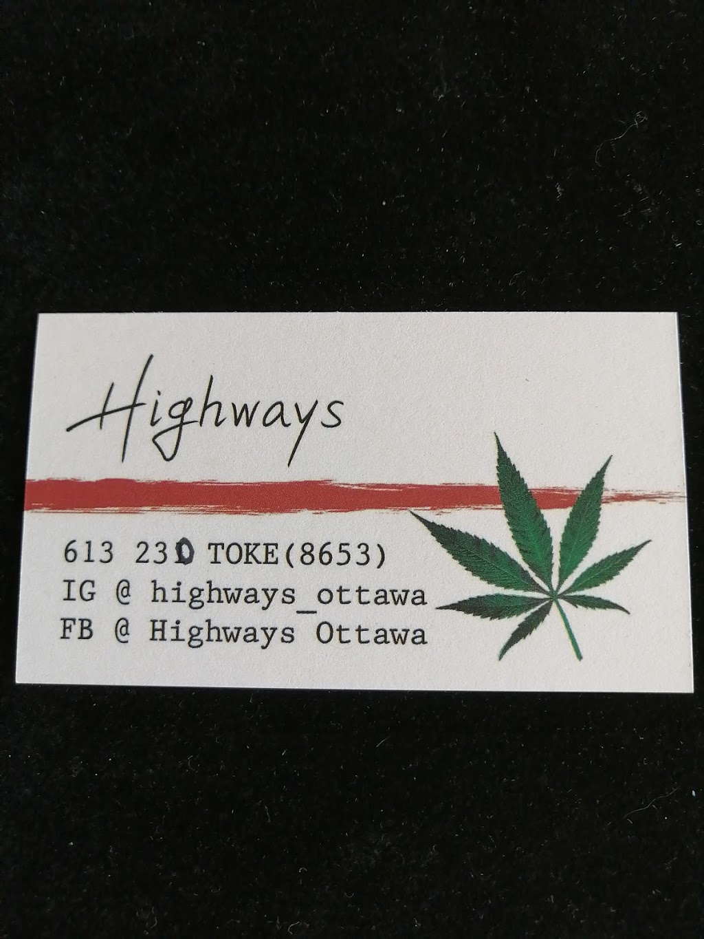 Highways | 152 Rideau St, Ottawa, ON K1N 5X6, Canada | Phone: (613) 230-8653