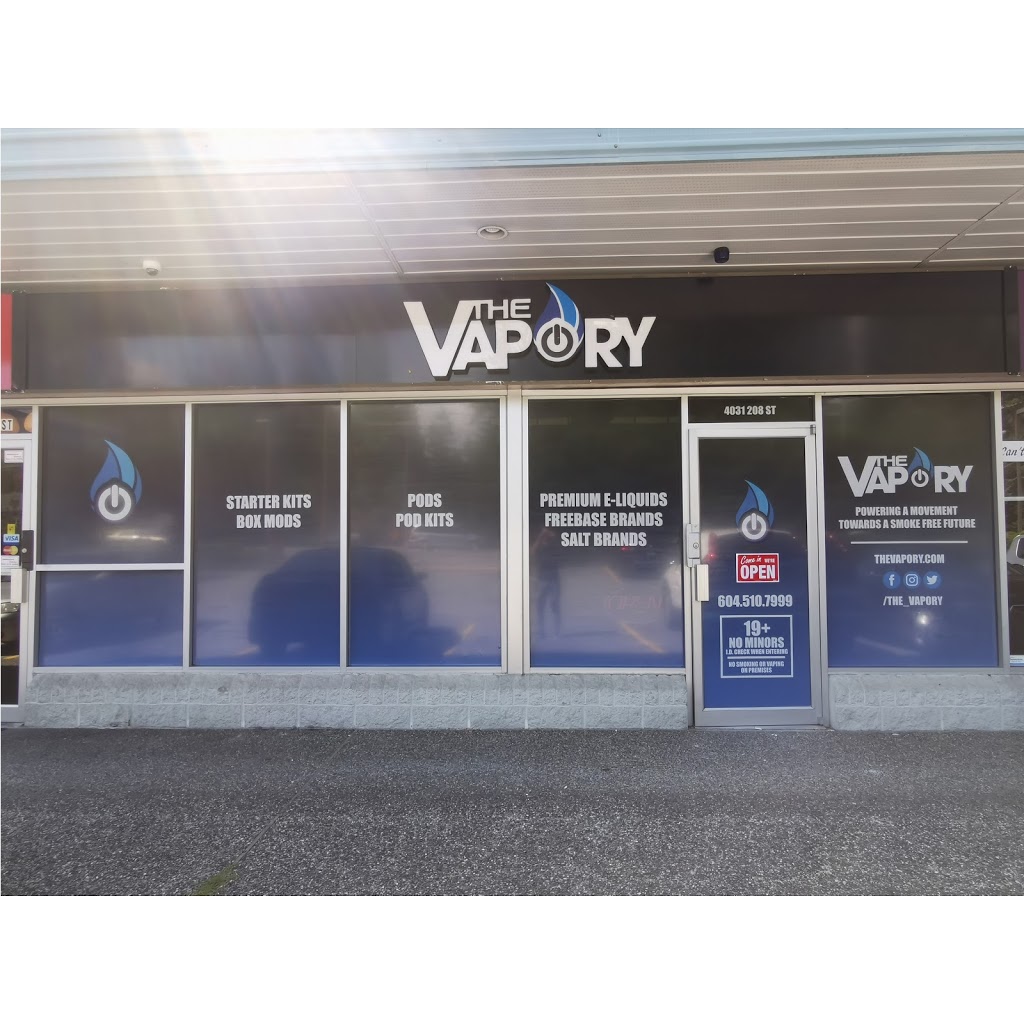 The Vapory | 4031 208 St, Langley City, BC V3A 2H3, Canada | Phone: (604) 510-7999