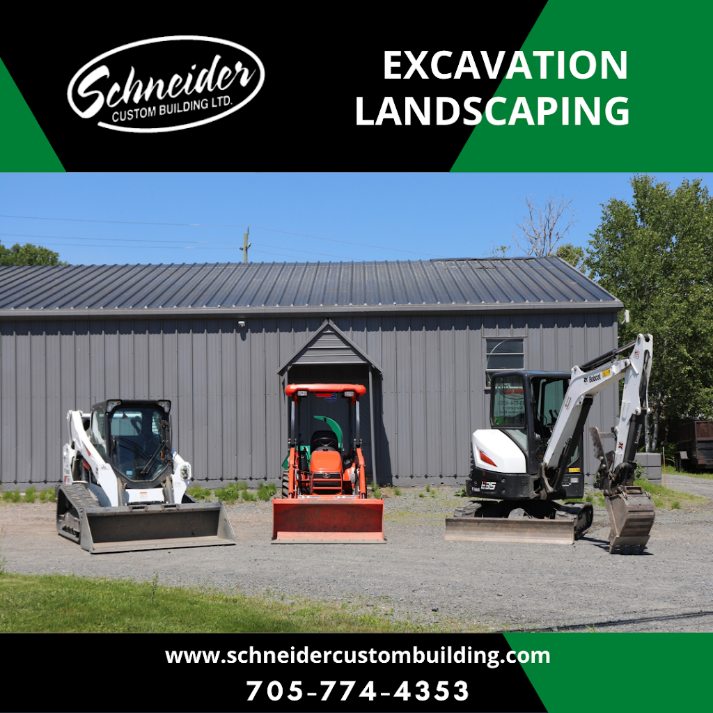 Schneider Custom Building Ltd | 5 Glenrock Rd, Nobel, ON P2A 2W9, Canada | Phone: (705) 774-4353