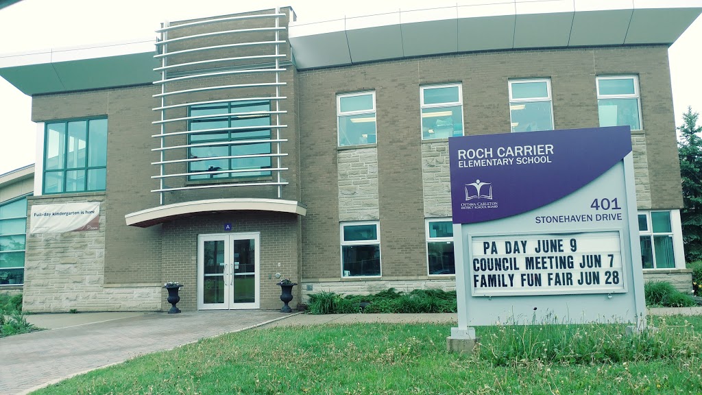 Roch Carrier Elementary School | 401 Stonehaven Dr, Kanata, ON K2M 3B5, Canada | Phone: (613) 254-8400