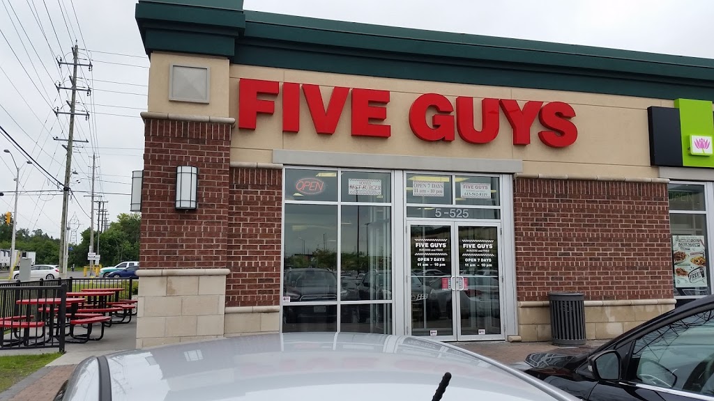 Five Guys | 525 Industrial Ave, Ottawa, ON K1G 3S2, Canada | Phone: (613) 562-8119