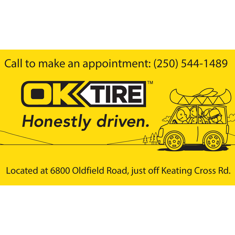 OK Tire | 6800 Oldfield Rd, Saanichton, BC V8M 2A3, Canada | Phone: (250) 544-1489