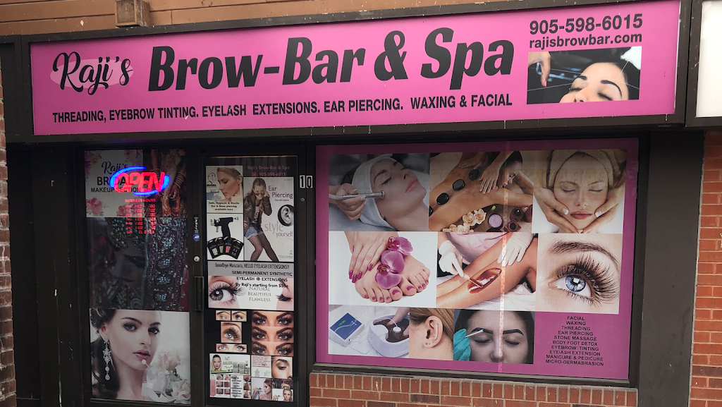 RAJIS BROW-BAR & SPA | 2700 Kipling Ave #10, Etobicoke, ON M9V 4P2, Canada | Phone: (905) 598-6015