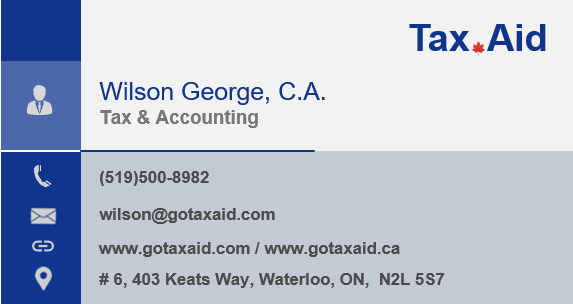 TaxAid Inc. | 32 Colonial Crescent, Brantford, ON N3R 7M7, Canada | Phone: (519) 500-8982