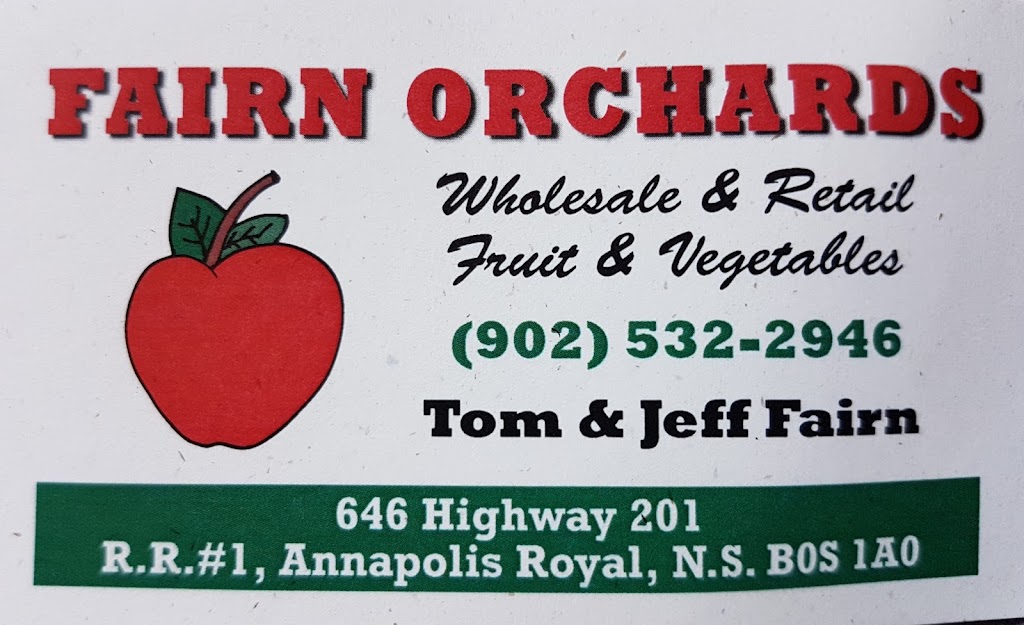 Fairn Orchards | 646 NS-201, Granville Ferry, NS B0S 1K0, Canada | Phone: (902) 532-2946