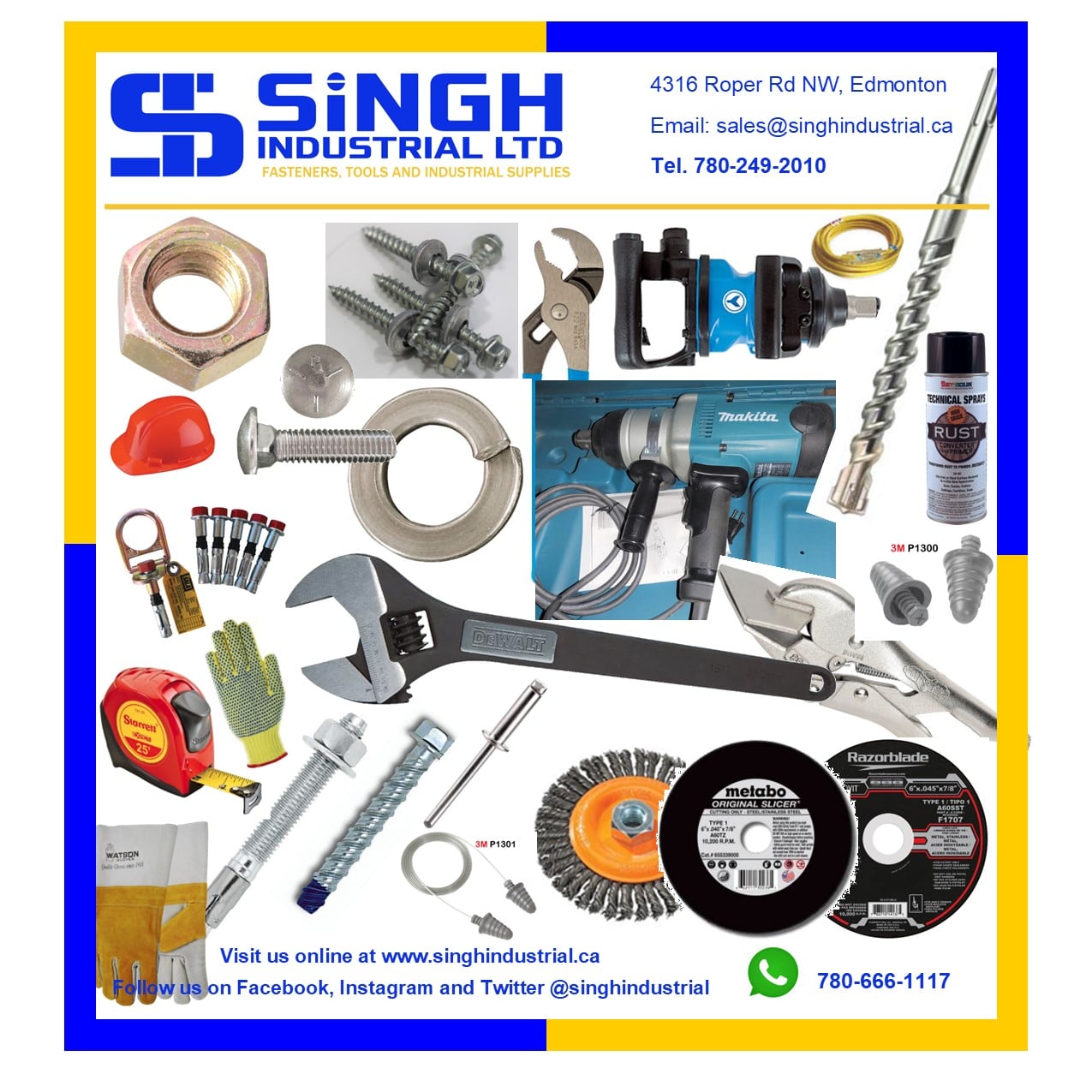 SINGH INDUSTRIAL LTD | 4316 Roper Rd NW, Edmonton, AB T6B 3T8, Canada | Phone: (780) 249-2010