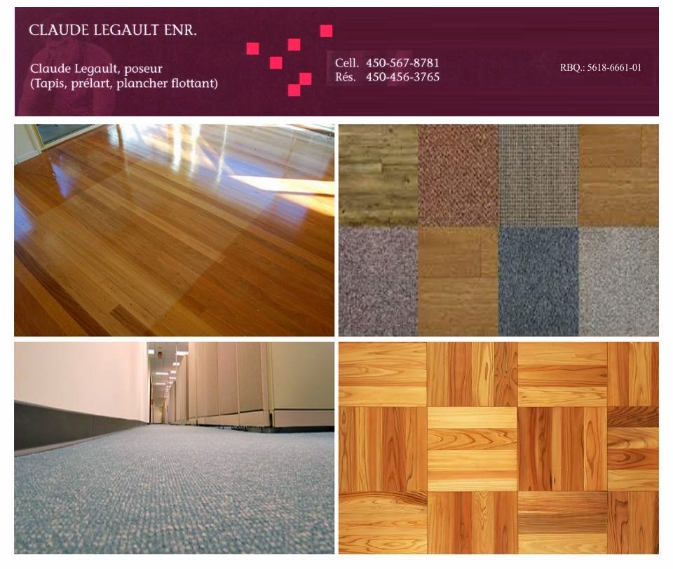 Installations Claude Legault inc. Tapis-Prélart-Plancher Flottan | 216 Chemin du Ruisseau N, Saint-Clet, QC J0P 1S0, Canada | Phone: (450) 567-8781