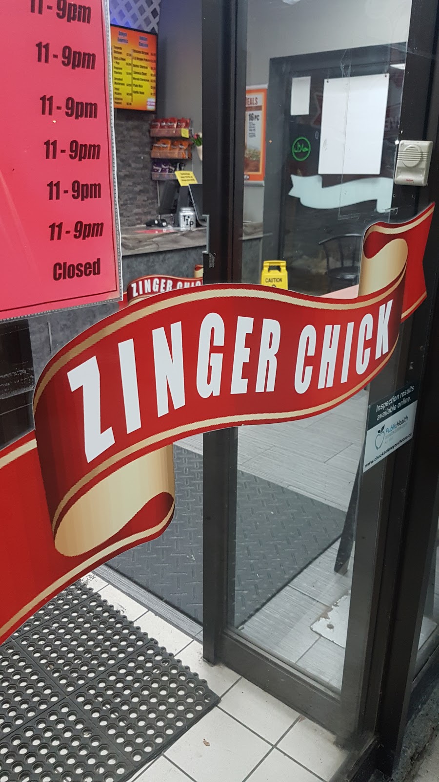 Zinger Chick | 500 Willow Rd, Guelph, ON N1H 7G4, Canada | Phone: (519) 265-8955