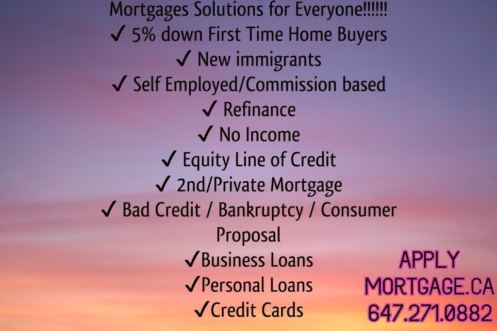 APPLYMORTGAGE.CA | 2355 Derry Rd E #4, Mississauga, ON L5V 1S6, Canada | Phone: (647) 271-0882