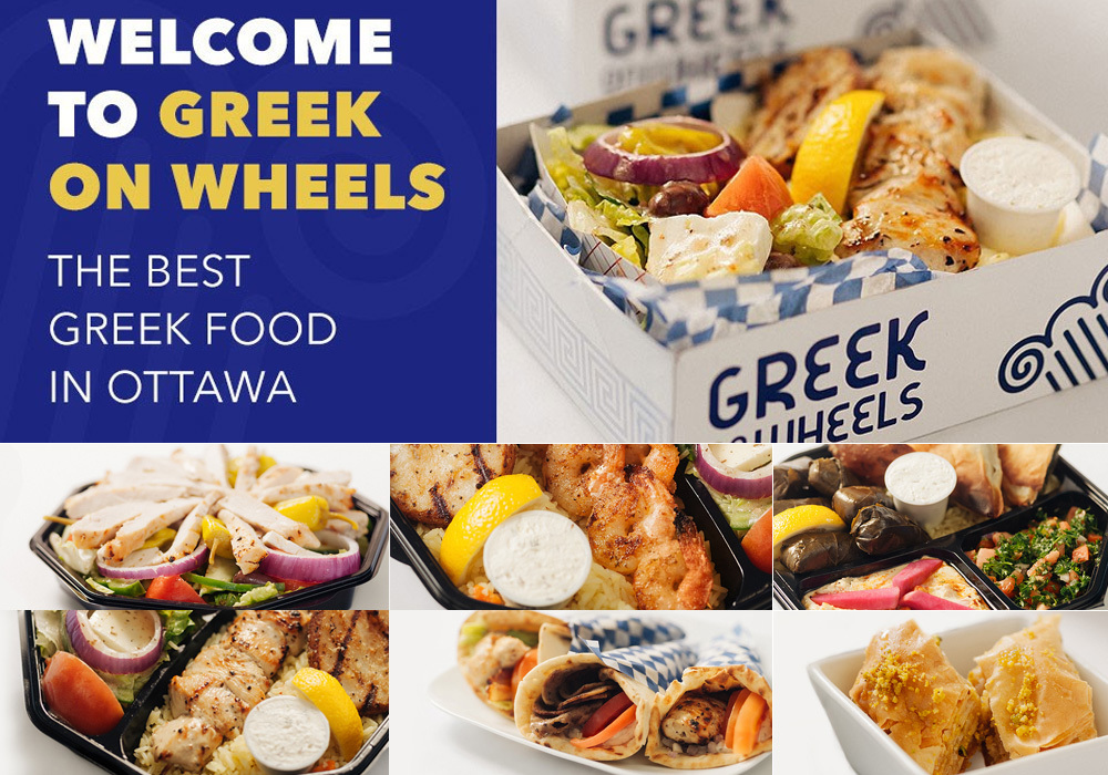 Greek On Wheels | Upland Square, 800 Hunt Club Rd, Ottawa, ON K1V 1C3, Canada | Phone: (613) 737-1177