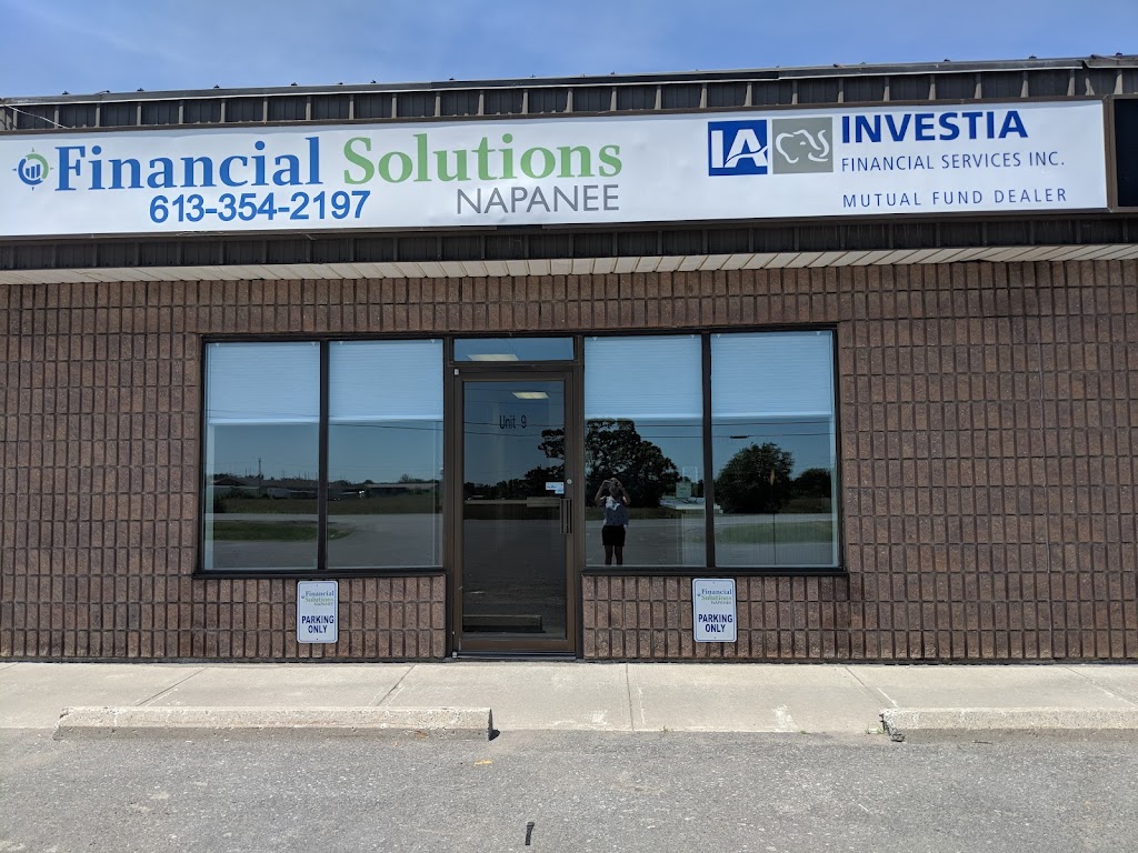 Financial Solutions Napanee | 113 Richmond Blvd #9, Napanee, ON K7R 3Z8, Canada | Phone: (613) 354-2197