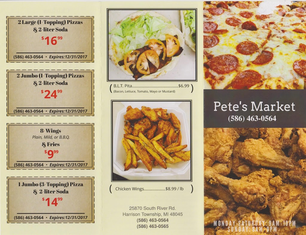 Petes Party Store | 25870 S River Rd, Harrison Charter Township, MI 48045, USA | Phone: (586) 463-0564