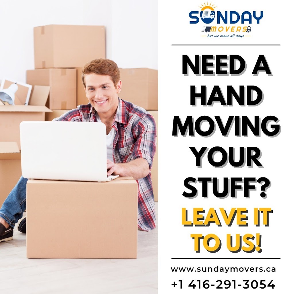 Sunday Movers | 13 Av. Cavell, Pointe-Claire, QC H9R 3N3, Canada | Phone: (416) 291-3054