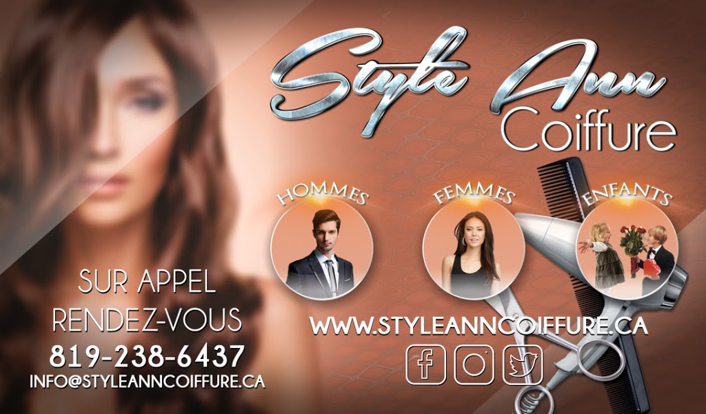 Style Ann Coiffure | 2130 Rue Sherbrooke suite #10, Magog, QC J1X 2T3, Canada | Phone: (819) 238-6437