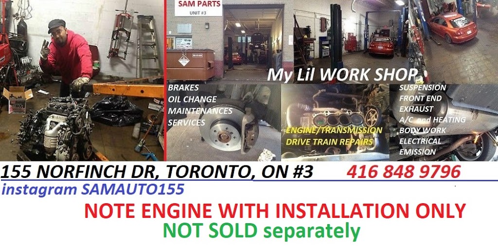 Sams Parts | 155 Norfinch Dr #3, North York, ON M3N 1Y2, Canada | Phone: (416) 848-9796