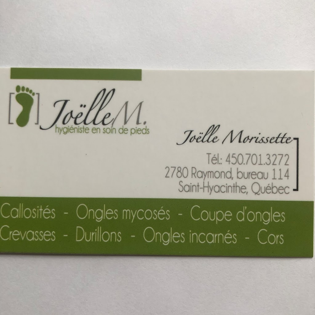 Joelle Morissette Hygiéniste En Soins Des Pieds | 2780 Av. Raymond, Saint-Hyacinthe, QC J2S 5W7, Canada | Phone: (450) 701-3272