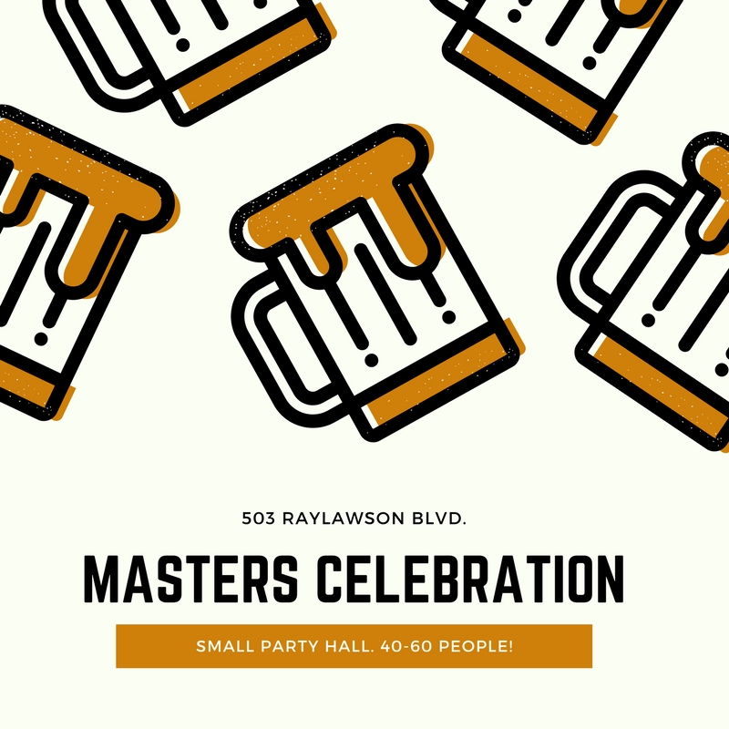 Masters Celebration | 503 Ray Lawson Blvd Unit # 2, Brampton, ON L6Y 0N2, Canada | Phone: (905) 450-2800