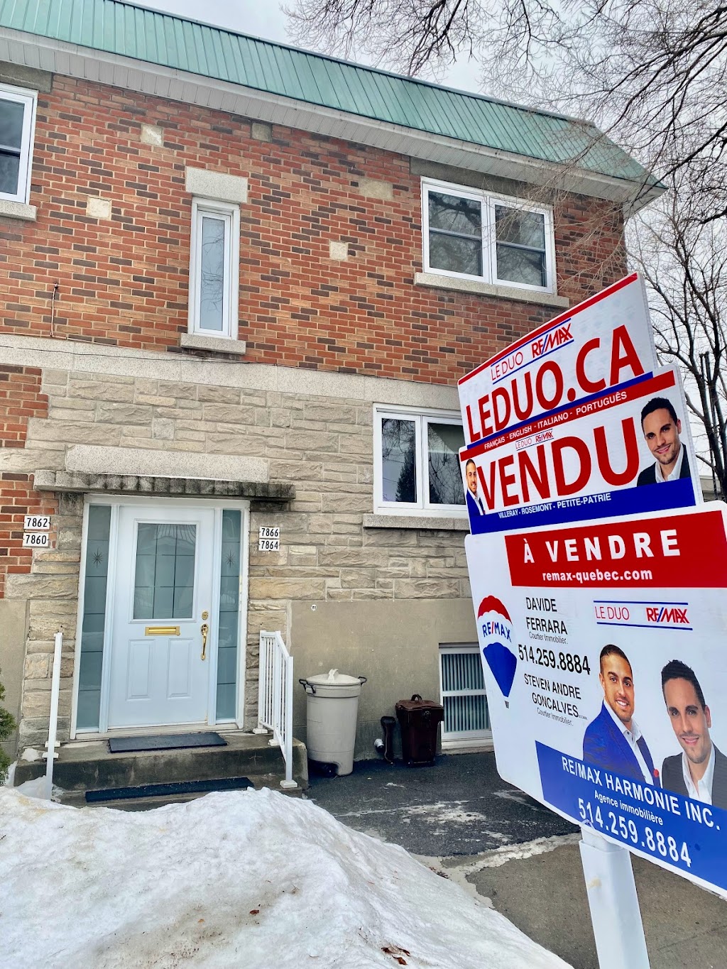 Davide Ferrara & Steven Goncalves - Le Duo Remax | 3550 Rue Rachel E suite 201, Montréal, QC H1W 1A7, Canada | Phone: (514) 259-8884