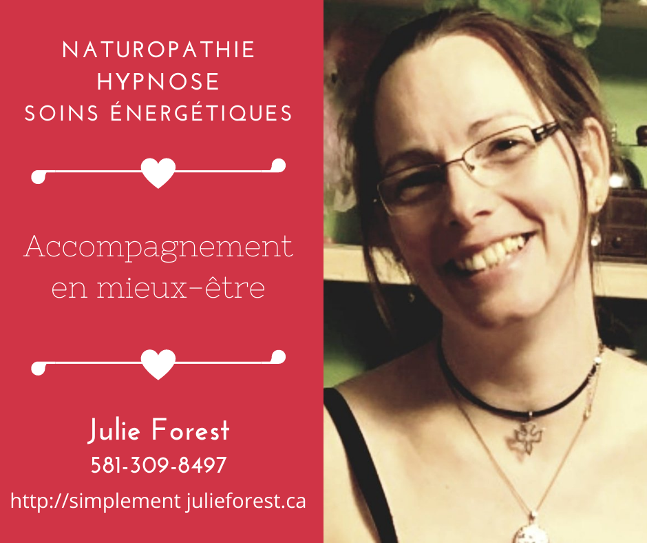 Julie Forest Accompaniment In Better Être | 1321 Rue Emerson, Québec, QC G3K 2V8, Canada | Phone: (581) 309-8497