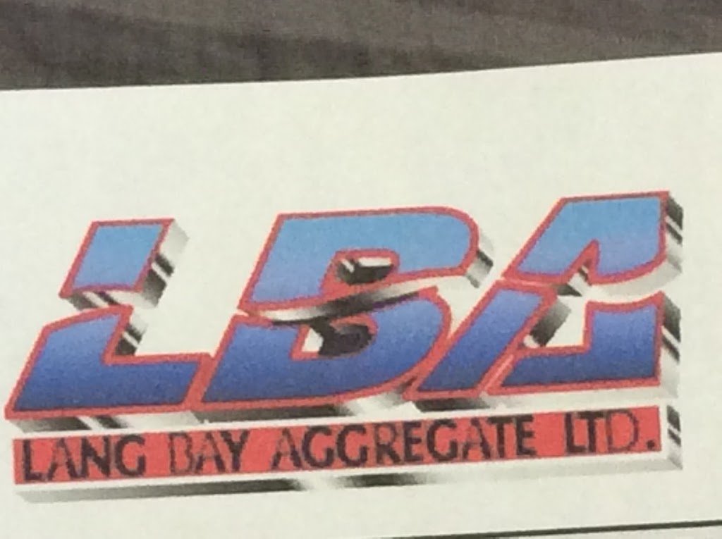 Lang Bay Aggregate Ltd | 2823 Dixon Rd, Powell River, BC V8A 0N6, Canada | Phone: (604) 487-4313