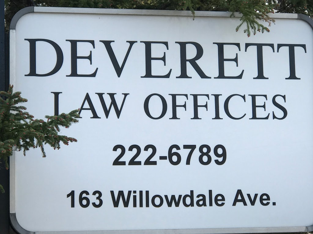 Deverett Law Offices | 163 Willowdale Ave, North York, ON M2N 4Y7, Canada | Phone: (416) 222-6789