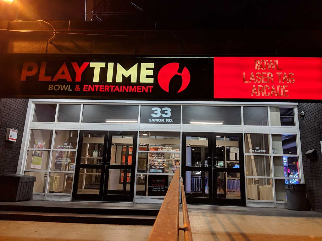 Playtime Bowl & Entertainment | 33 Samor Rd, North York, ON M6A 1J2, Canada | Phone: (416) 787-4533