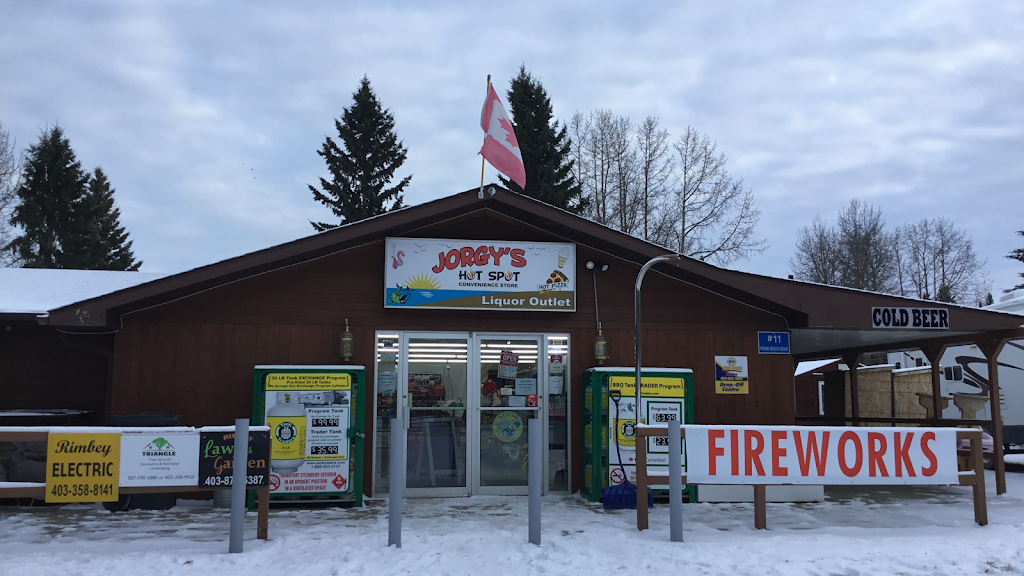 Jorgys Hot Spot | 11 Parkland Beach Road Twp 422, Rimbey, AB T0C 2J0, Canada | Phone: (403) 843-3955