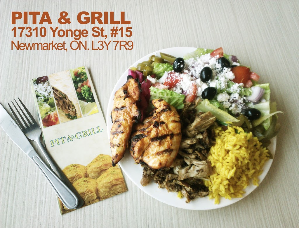 Pita And Grill | 17310 Yonge St #15, Newmarket, ON L3Y 7R9, Canada | Phone: (905) 235-7799